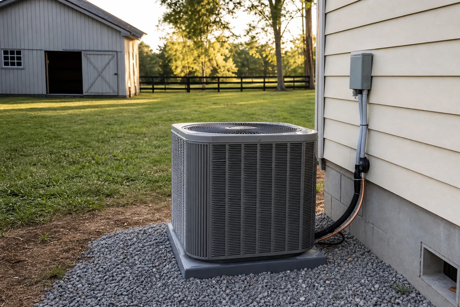 Peaks technicians installing a new HVAC system in Midland